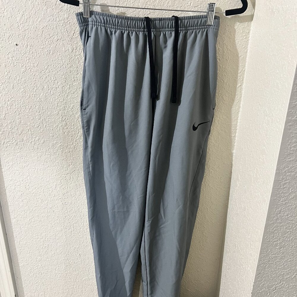 Nike Grey Gray Silver Dri-Fit Sweatpants Size Small EUC S